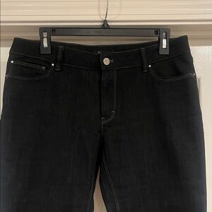 White House Black Market Women's Black Boot Cut Jeans